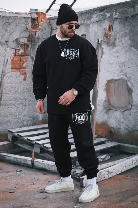 Gang Printed Oversize Suit