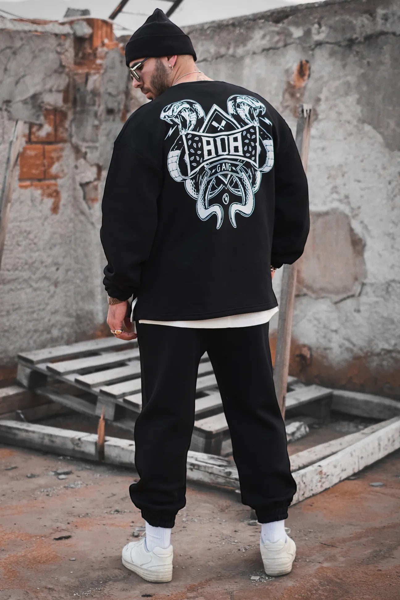 Gang Printed Oversize Suit