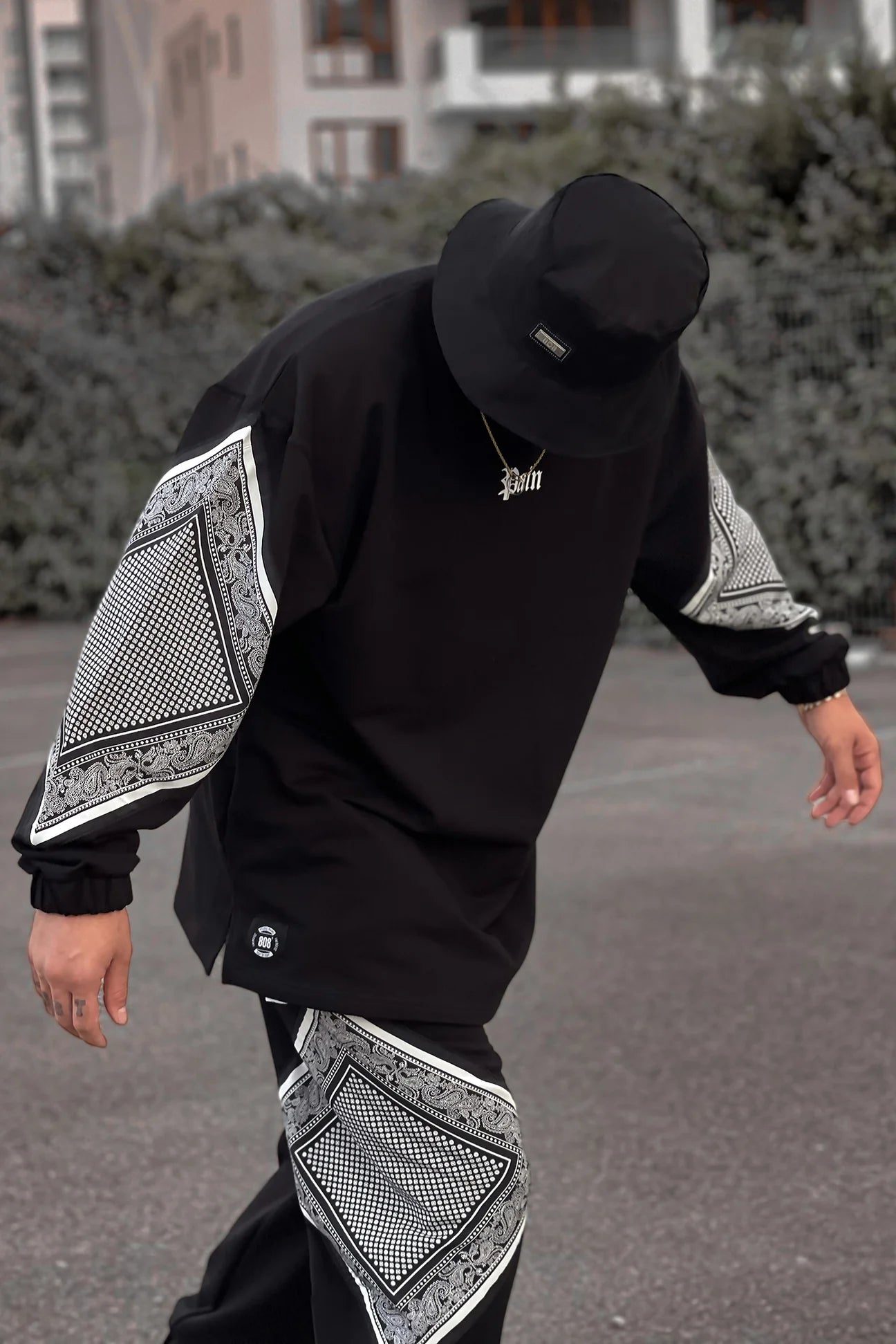 Pain Bandana Contrast Oversize