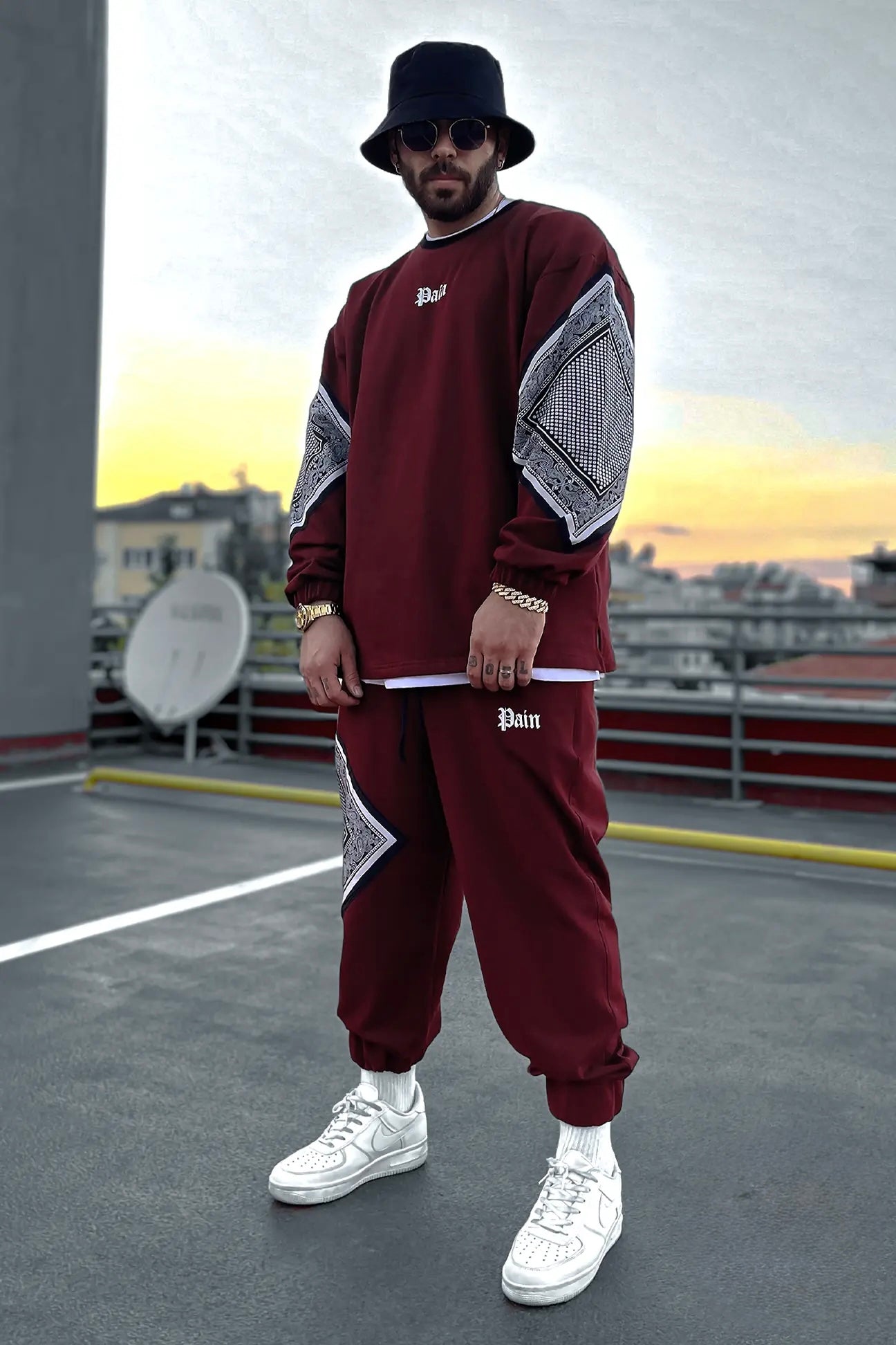 Pain Bandana Contrast Oversize