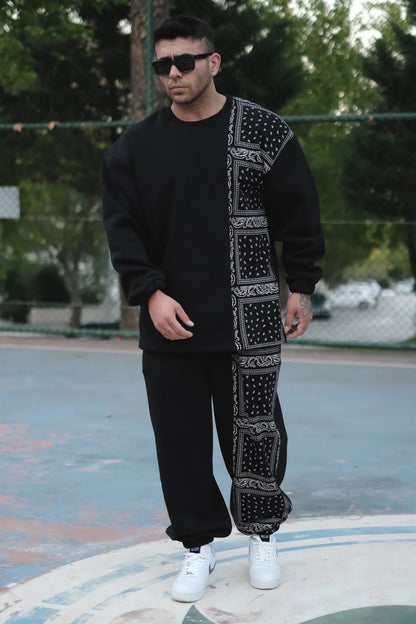 Bandana Contrast Oversize Set