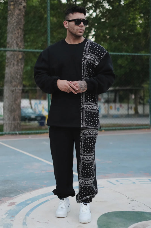 Bandana Contrast Oversize Set