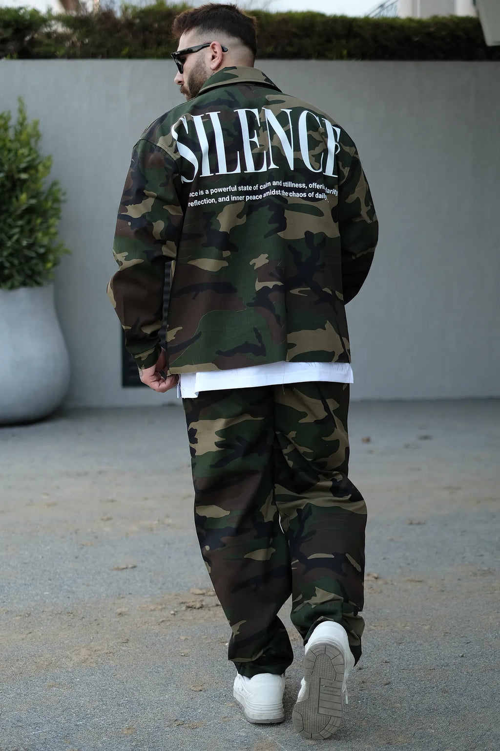 Ripped Camouflage Suit