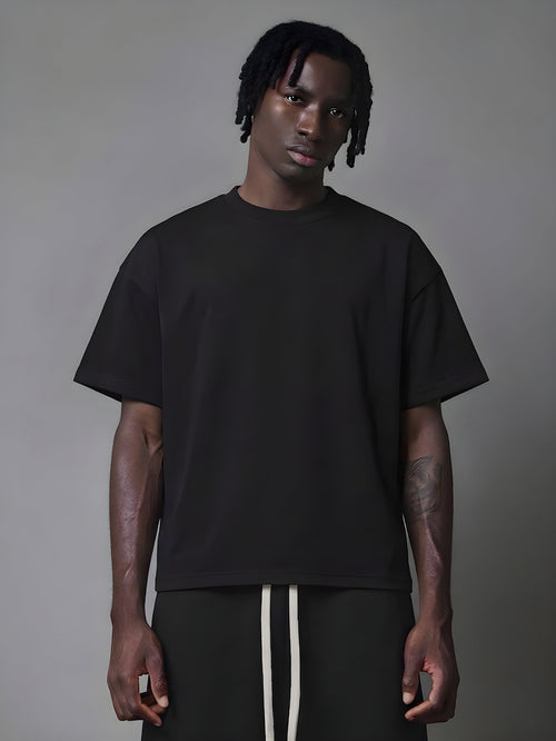 Black T-Shirt – Класическа Мъжка Черна Тениска | Lessay