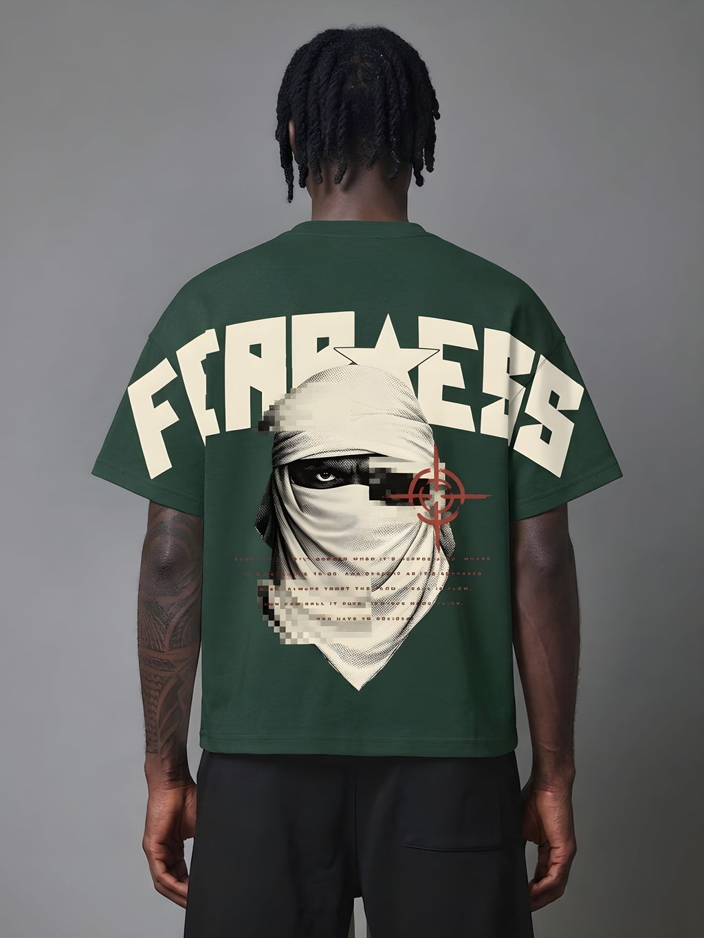 Fearless Green – Мъжка Зелена Тениска | Lessay