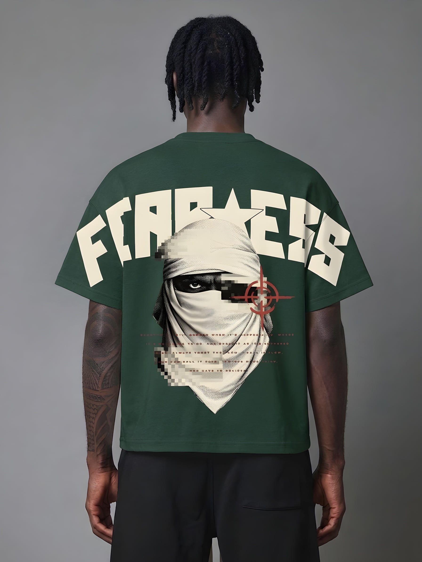 Fearless Green – Мъжка Зелена Тениска | Lessay